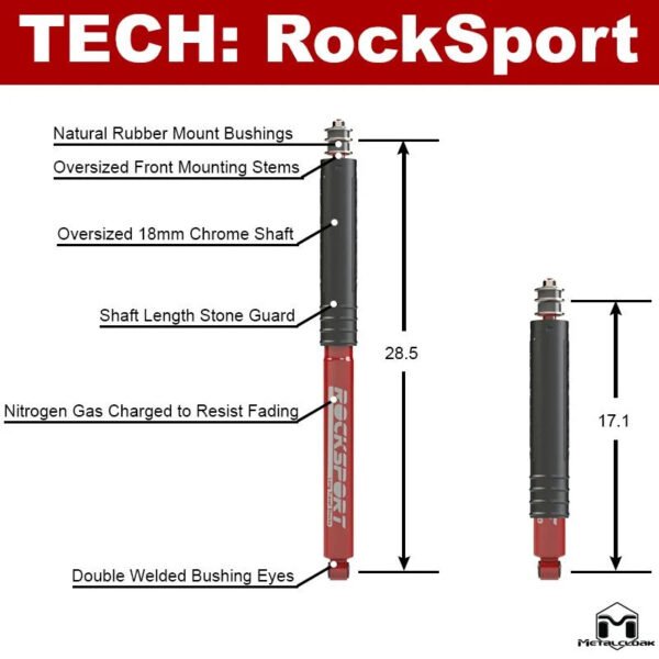 MetalCloak JL and JK 2.5 and 3.5 Inch True Dual Rate Lift Kits - Image 17